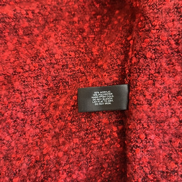 Red Infinity Scarf - Picture 5 of 5